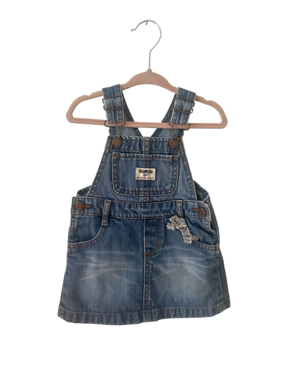Vintage OshKosh B'gosh Denim Dress 18 months